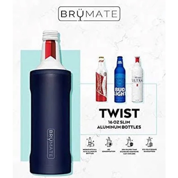 Brumate Hopsulator Twist Matte Black NWT - Picture 3 of 13